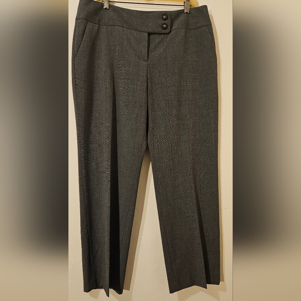 APT 9 Gray Dress Pants Slacks Trousers